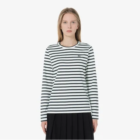 여성 스트라이프 긴팔 티셔츠 TF821E-54N HDE