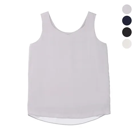 [최초가 69,900원] 홈쇼핑 인기 24SS 새틴 에센셜 슬리브리스 블라우스 4종 택1