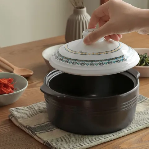 무균열 무흡수 내열 전골 냄비 대 전골 내열뚝배기 계란찜냄비 내열냄비 내열도자기