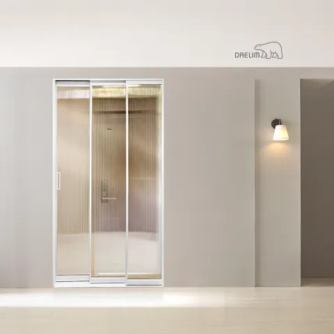 대림 초슬림 3연동 중문 18mm 컬러 프레임