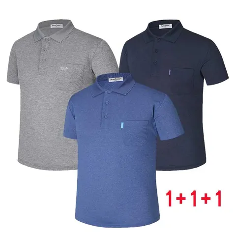 [필골드] 파크타운 솔리드 반팔카라티셔츠 3종세트 PT5801