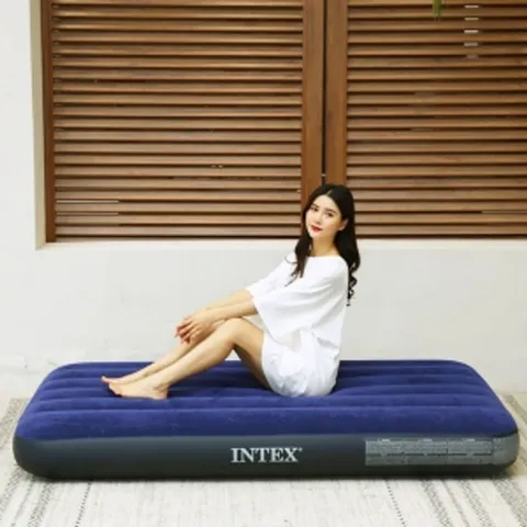 알티피아 인텍스듀라빔에어매트발펌프세트(수퍼싱글)(네이비) 인텍스매트 에어메트 캠핑에어매트