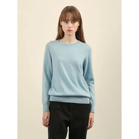 [하프클럽] OliviaLauren 24겨울 캐시미어100 라운드 니트 VOBBL4W9231