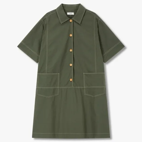 [롯데백화점][톰보이]코튼 스티치 포인트 원피스_(9175341983)