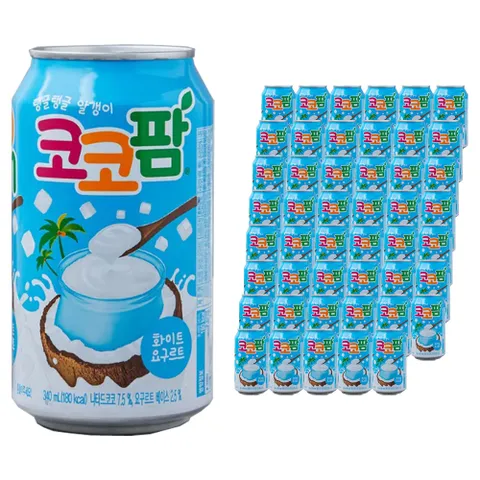 코코팜 화이트요구르트 340ml x 48캔  24캔 2박스