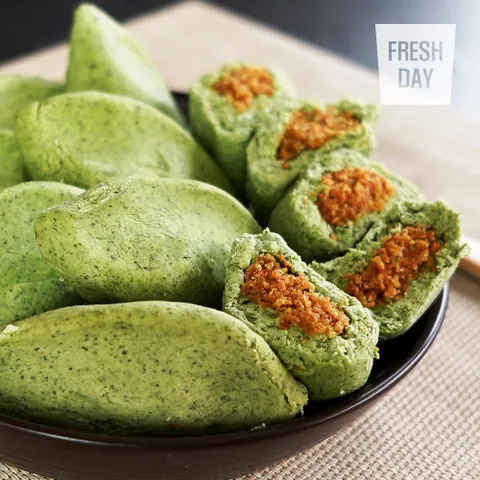 고창 울어매 모시송편 모싯잎 생송편 깨 23입+23입