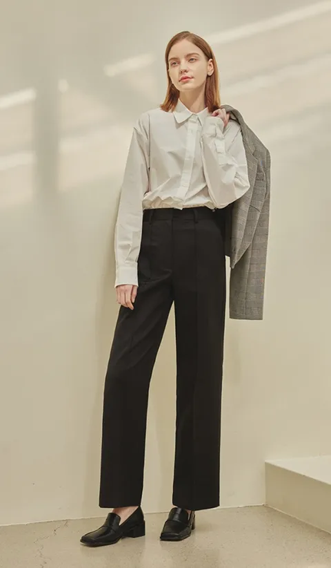 Saint pinturk slacks_BLACK