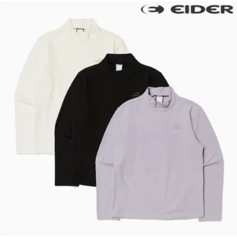 [롯데백화점] (행사)]여성 브러쉬 기모 터틀넥 등산 티셔츠 DWU23201_IPH