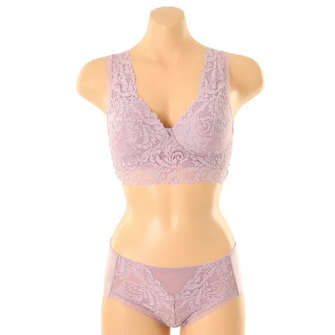 비너스 필수템 수면 데일리 여성 편한 레이스 브라탑 팬티세트 VLGC636SET 428515