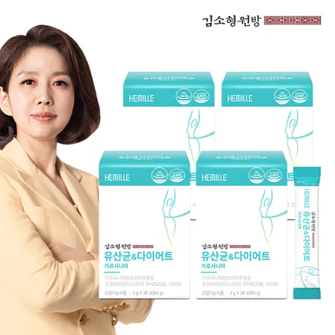 김소형원방 유산균&다이어트 가르시니아x 30포 x 4박스
