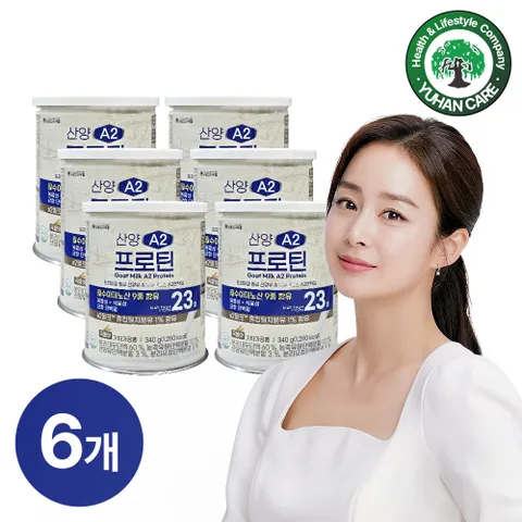 유한건강생활 산양A2프로틴파우더 프로틴쉐이크 6개입
