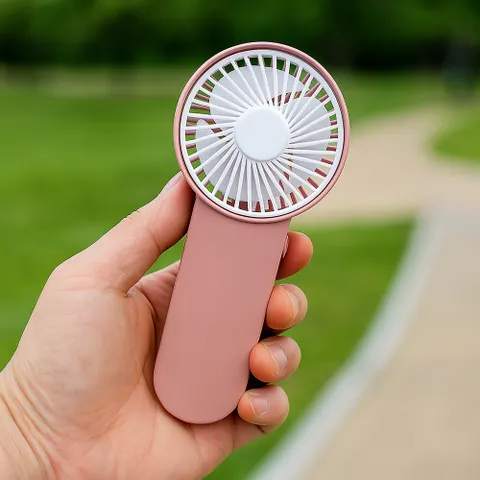 [브리즈홈] 쏘쿨 휴대용 선풍기 판촉 선물용 핸디 미니 손풍기 핑크