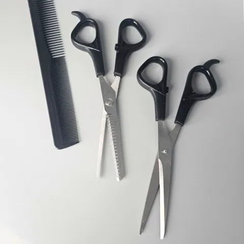 일자가위 숱가위 컷트빗 3종세트 틴닝가위 일본가위 앞머리가위 앞머리미용가위