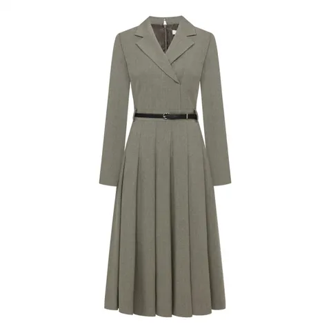 라인어디션 N057 벨티드 플리츠 원피스 NWOPPJ0200 428519