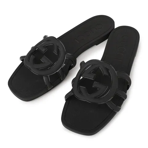 [명품]  여성 인터로킹 G 슬라이드 샌들 780307 J8700 1000