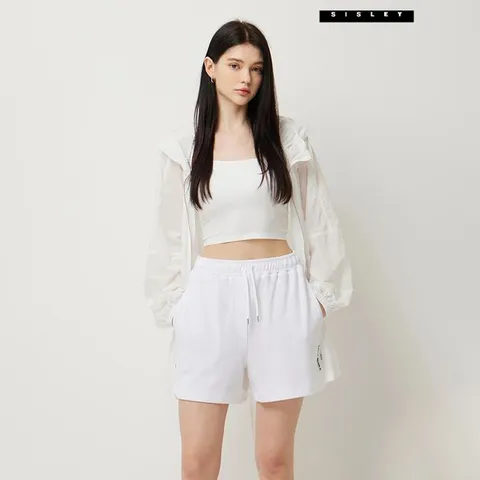 [하프클럽]  액센트 프린트 파우치 후드 점퍼 SAJP60531
