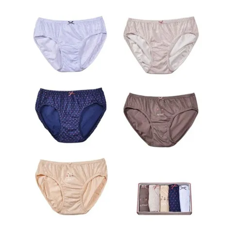(동화) 프렌드 여삼각 미디 팬티 5매입 미디팬티 여성팬티 여자팬티 팬티세트 5매입팬티