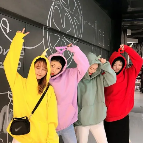 텔레토비 후드티 루즈핏 M~2XL 보라돌이 뚜비 나나 뽀 텔레토비후드티 보라돌이 뚜비