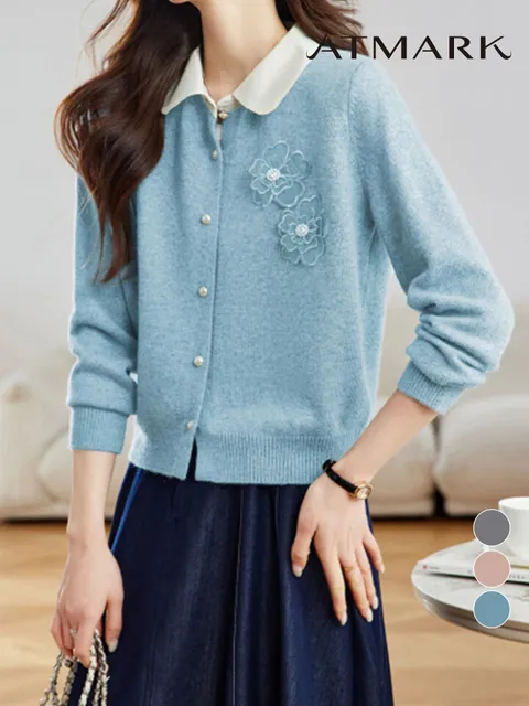 ATMARK 오브플라워라운드가디건_AA56CD007G