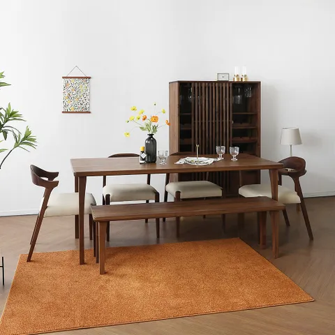 헤리티지월넛 AI1형 식탁/테이블 세트 1800