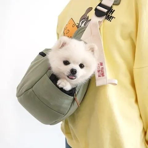 패리스독 디어마이슬링백(카키)M 디어마이슬링백 카키