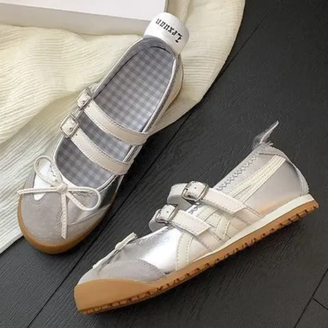 여성 스니커즈 스타일 귀여운 발레리나 플랫 슈즈 여자플랫슈즈 단화 여름여자플랫슈즈