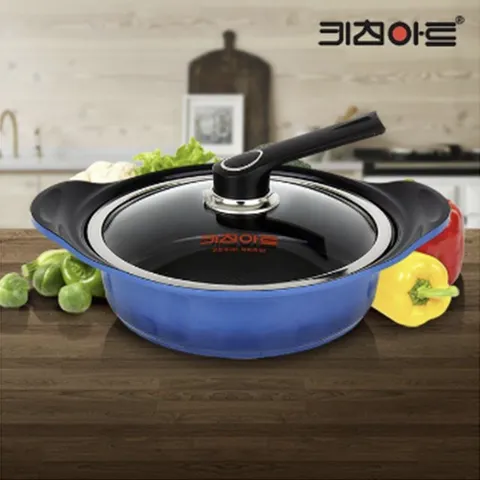 주물냄비 24 세라믹 전기 전골 양수 라면 냄비 라면냄비 국냄비 통주물냄비 세라믹냄비