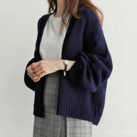 [오노마] ONM 여자 직장인 가을 데일리 출근 룩 코디 가디건 루즈 (14216814)