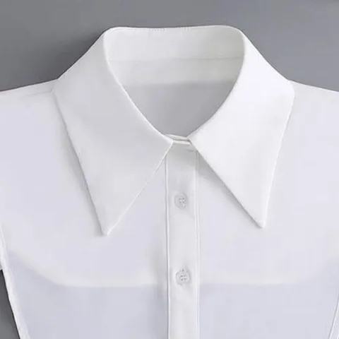 [하프클럽] 니트 빅카라 깔끔한 레이어드 데일리 니트