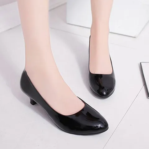 승무원 낮은굽 여자 에나멜 구두 오피스 정장 면접 여성펌프스 발편한여성구두