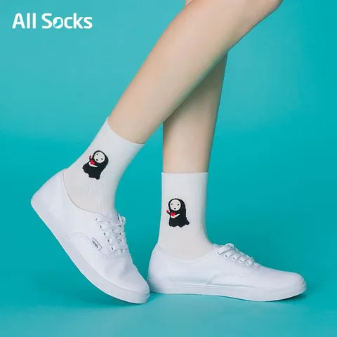 [하프클럽] A (여) 검은유령 양말 5족 세트_선착순구매