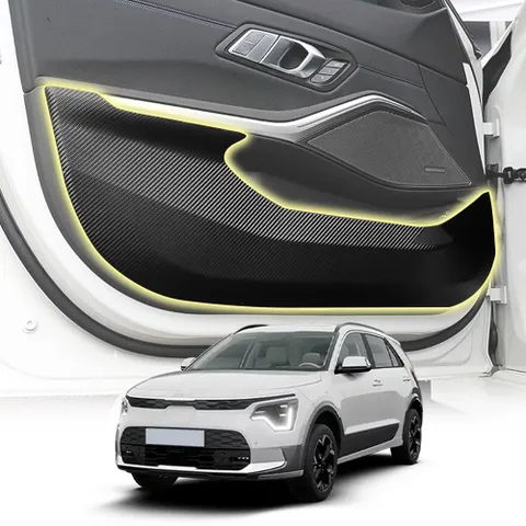펀드라이빙 카본 도어커버 디올뉴 니로 차량도어커버 자동차도어커버 튜닝 디올뉴 니로