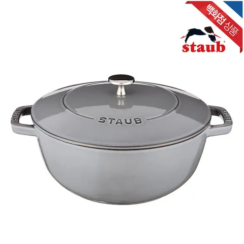 [롯데백화점]아시아볼 무쇠주물 냄비 18cm 그레이 (ST1731818)