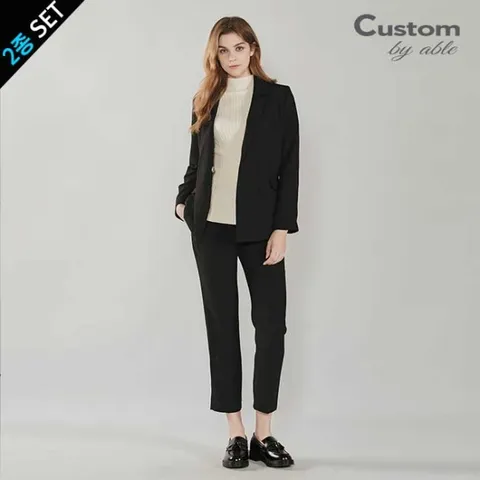 [★한정수량/패플단독★]캐주얼 더블 자켓 일자핏 슬랙스 2종세트_[C2109SE089C]