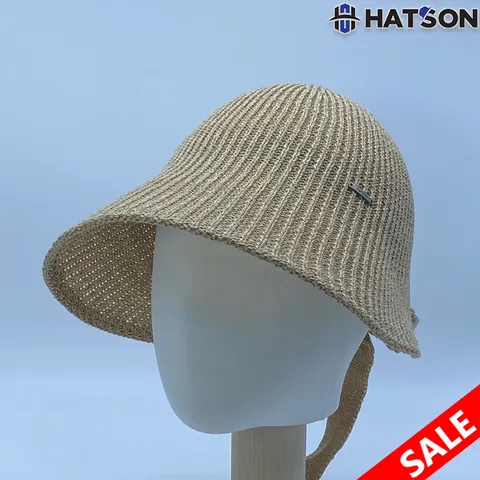 햇츠온 H22-302BE 여성 여름 뒷리본 포인트 보닛햇 428519