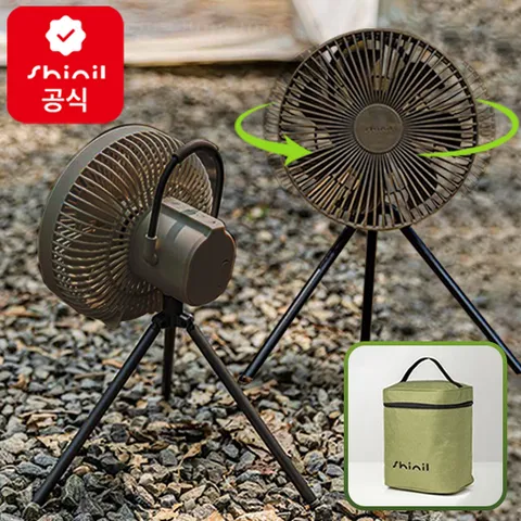 캠핑선풍기 무선 BLDC 카키브라운 휴대용 탁상 충전식 캠핑용써큘레이터