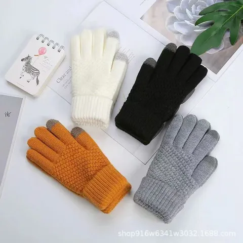 따뜻한 니트 꽈배기장갑 기모 방한장갑 겨울 KK371 겨울 꽈배기 기모 커플 따뜻한