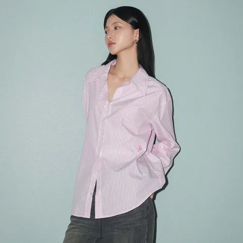 [최초가 79,000원] 코튼 스트라이프 베이직 셔츠_3COLOR