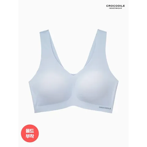 [하프클럽] 라이크라 몰드부착 런닝형 감탄브라 블루그레이