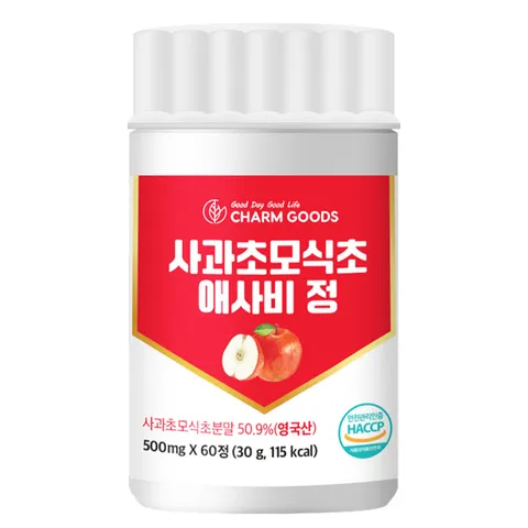 사과초모식초 애플사이다비네거 60정 1통