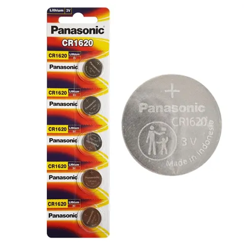 파나소닉 리튬전지 CR1620 3V 1세트(5P) 코인셀 원형 코인배터리 코인건전지 리튬배터리