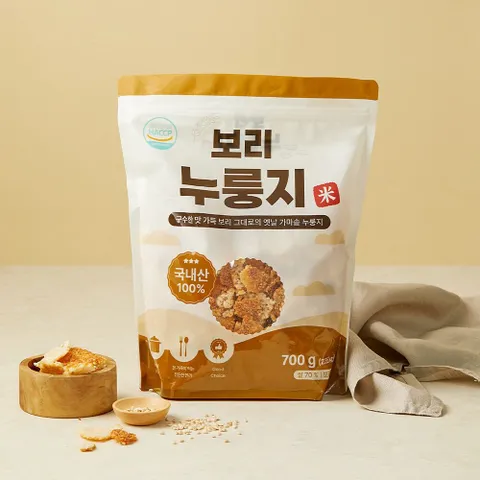 [매홍] 국내산 100% 보리누룽지 700g (+서리태 추가)
