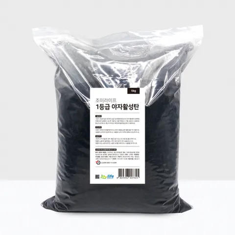 1등급 야자활성탄 활성탄 5kg 새집증후군 천연 공기정화용 숯 냄세제거 제습 베이크아웃