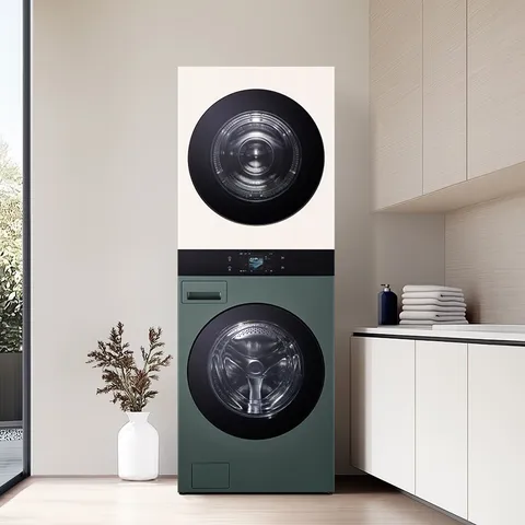LG 트롬 AI 오브제컬렉션 워시타워 엘지 세탁기 25kg /건조기 25kg 1등급 WA2525GEZF