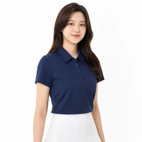 26 여성 퍼포먼스 솔리드 폴로 티셔츠 (IP2151) (W PERFORMANCE SOLID SHORT SLEEVE POLO SHIRT)