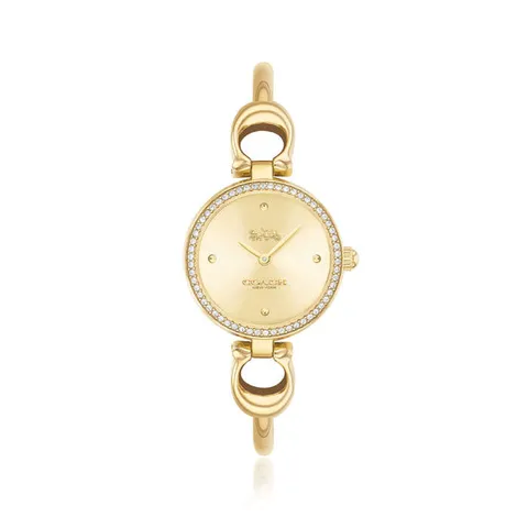 [롯데백화점][마션틴트(잡화)](코치) 공식수입 여성 골드 메탈시계 14503446