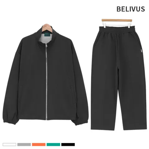 [하프클럽]  남성 셋업 BVA019 남자 스트링 집업 팬츠 트레이닝복 세트