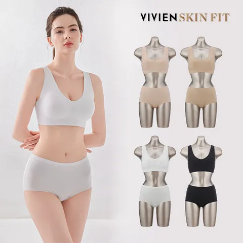 비비안 스킨핏 젤라또 런닝형 4세트