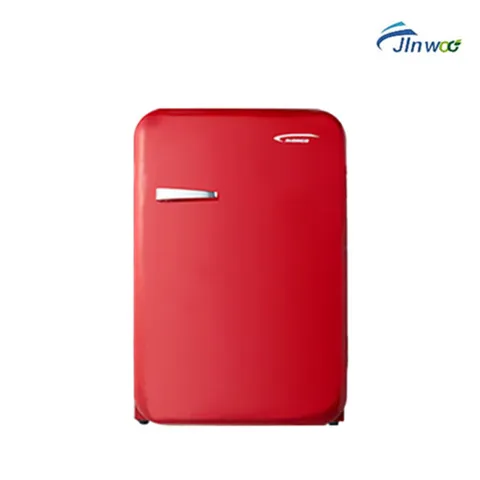 진우전자 107L 레트로 소형 냉장고 JWBC-130R 사무실 미니 호텔 원룸