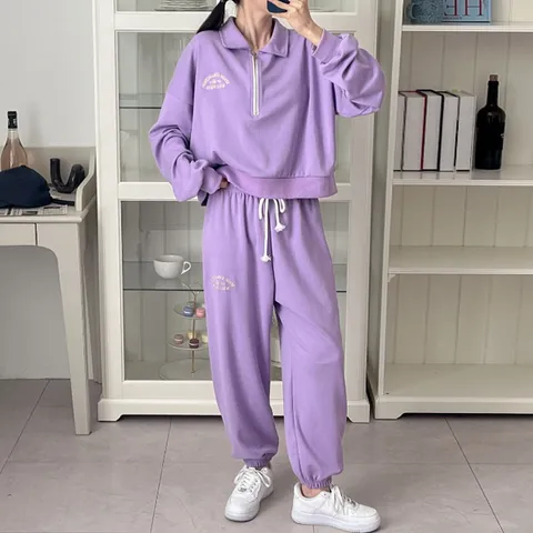 H스타일VM집업EST세트 봄 여성트레이닝복세트 츄리닝셋트 운동복 상하셋업 헬스복